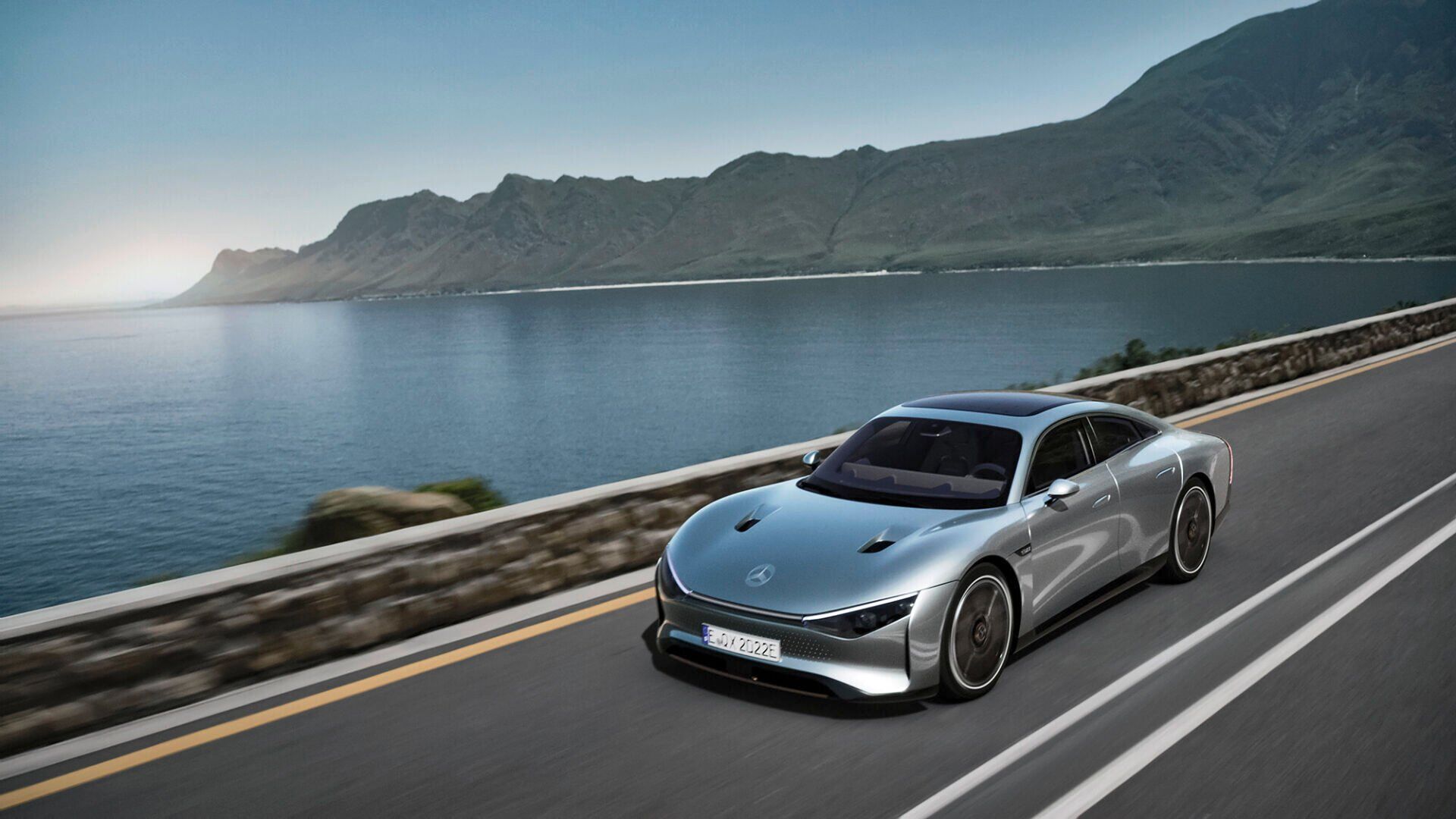 Mercedes says its electric concept has 620 miles of range and seats made with mushrooms